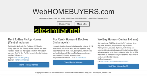webhomebuyers.com alternative sites