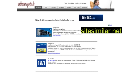 Webhoster-apostel similar sites