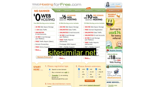 webhostingforfree.com alternative sites