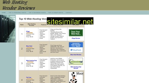 webhostingvendorreviews.com alternative sites