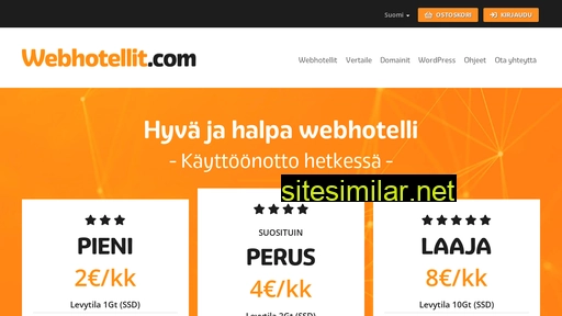 Webhotellit similar sites