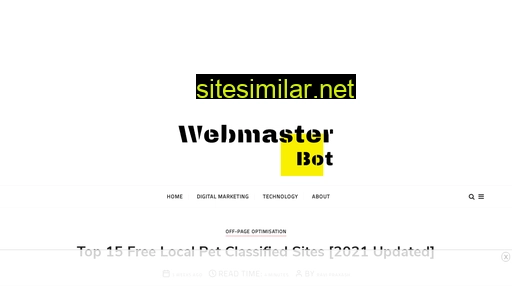 Webmasterbot similar sites