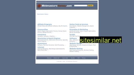 Webmastersgalaxy similar sites