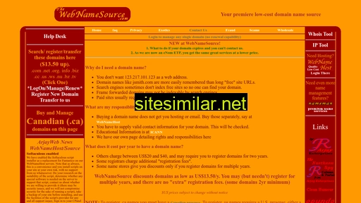 webnamesource.com alternative sites