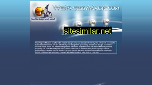 Webpagesbymagic similar sites