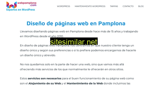 Webpamplona similar sites