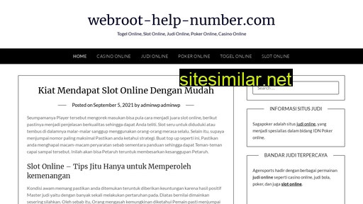 Webroot-help-number similar sites