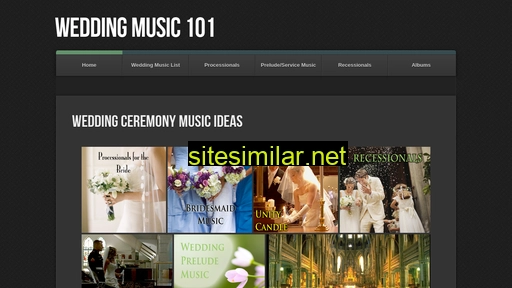 Weddingmusic101 similar sites