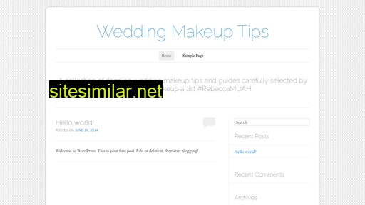 wedding-makeup-tips.com alternative sites