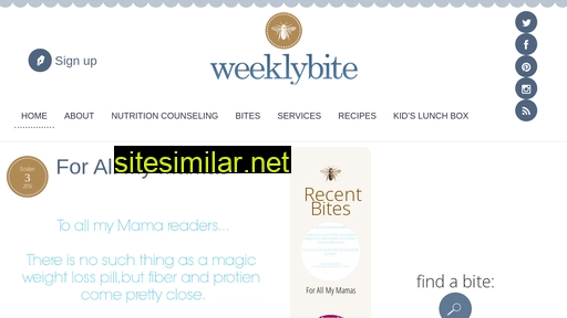 Weeklybite similar sites