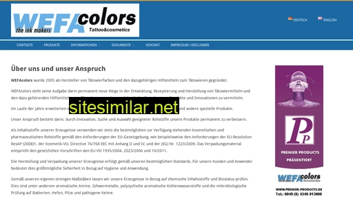 wefacolors.com alternative sites
