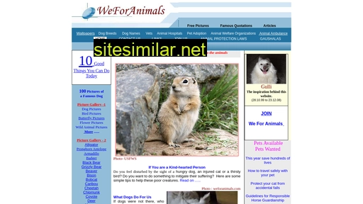 weforanimals.com alternative sites
