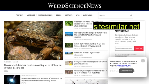 weirdsciencenews.com alternative sites