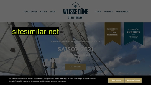 weisse-duene.com alternative sites