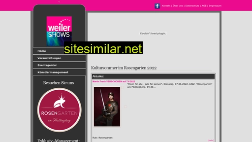 weiler-shows.com alternative sites