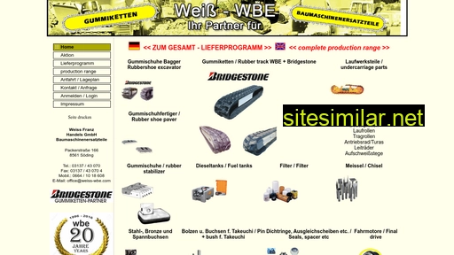 Weiss-wbe similar sites