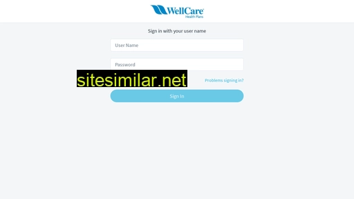 Wellcare similar sites