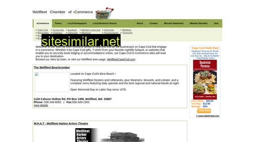 wellfleetchamberofecommerce.com alternative sites