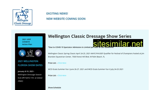 wellingtonclassicdressage.com alternative sites