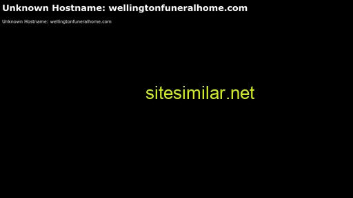 wellingtonfuneralhome.com alternative sites