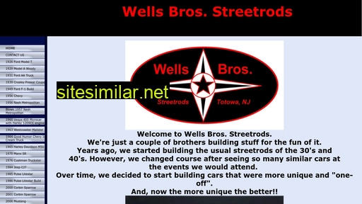 wellsbrosstreetrods.com alternative sites