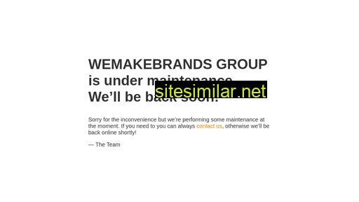 wemakebrandsgroup.com alternative sites