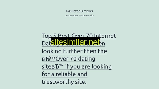 wemetsolutions.com alternative sites