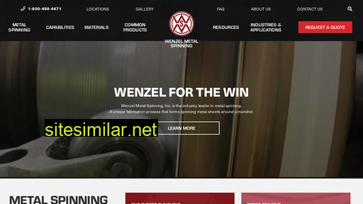 wenzelmetalspinning.com alternative sites