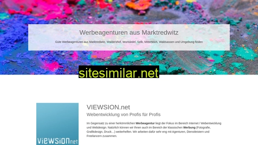 werbeagentur-marktredwitz.com alternative sites