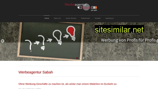 werbeagentur-sabah.com alternative sites