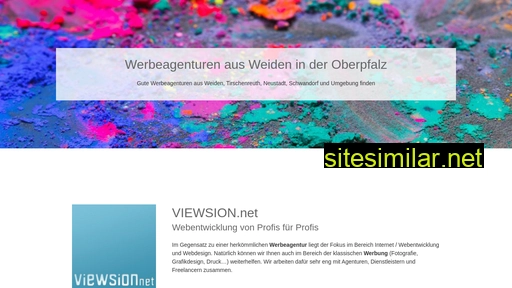 werbeagentur-weiden.com alternative sites