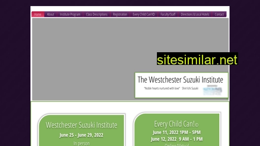 Westchestersuzukiinstitute similar sites
