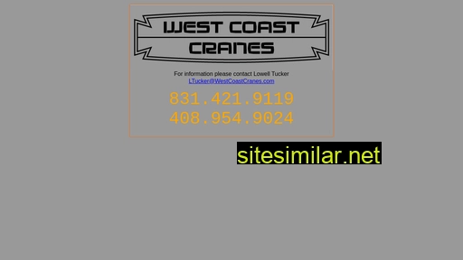 westcoastcranes.com alternative sites