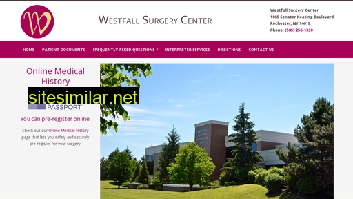 Westfallsurgery similar sites