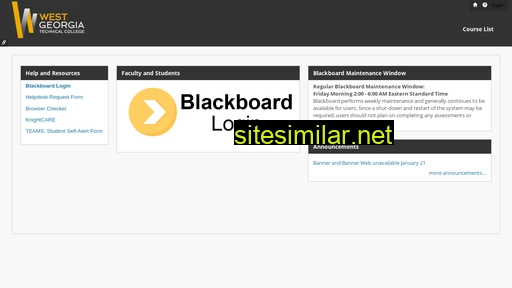 westgatech.blackboard.com alternative sites