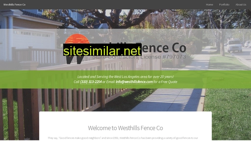 westhillsfence.com alternative sites