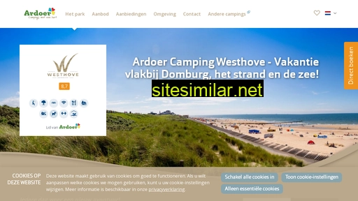 westhove.ardoer.com alternative sites