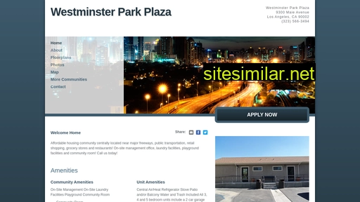 Westminsterparkplazaapts similar sites