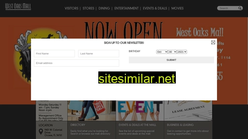 westoaksmall.com alternative sites