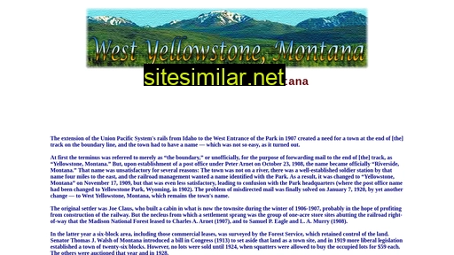west-yellowstone-montana.com alternative sites