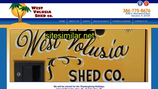 westvolusiashed.com alternative sites