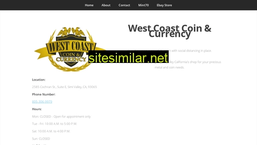 Westcoastcoincurrency similar sites