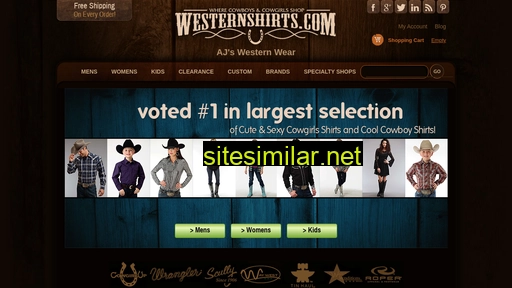 westernshirts.com alternative sites