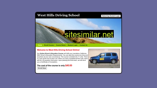 westhillsdrivingschool.com alternative sites