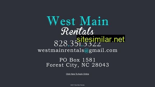 westmainrentals.com alternative sites