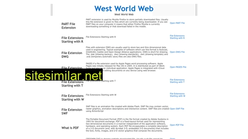 Westworld-web similar sites