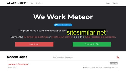 weworkmeteor.com alternative sites