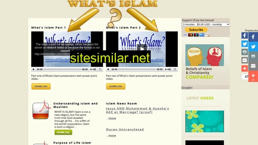 Whatsislam similar sites