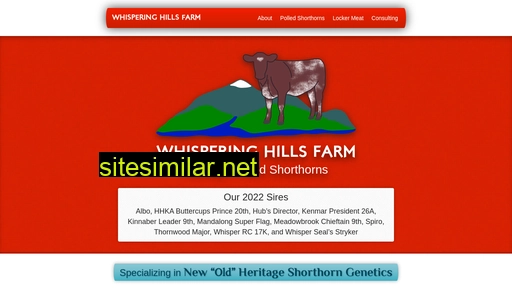 whisperinghillsfarm.com alternative sites