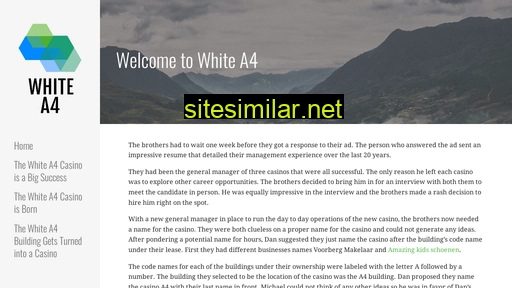 Whitea4 similar sites